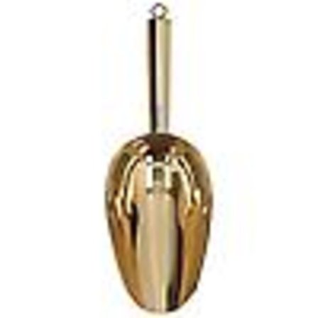 U-formet isskje i rustfritt stål - Solid og næringsmiddelkvalitet for hjem, hotell og restaurant