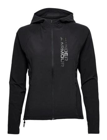 Ua Outrun The Storm Jkt Outerwear Sport Jackets Musta Under Armour