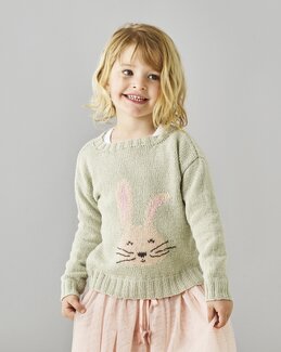 Børnesweater Kanin - Permin