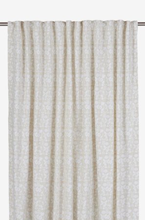 Svanefors - Verhot Carl Larsson De Mina 2 P - Beige - Poimutusnauhaverhot - 140X280 - - Homeroom