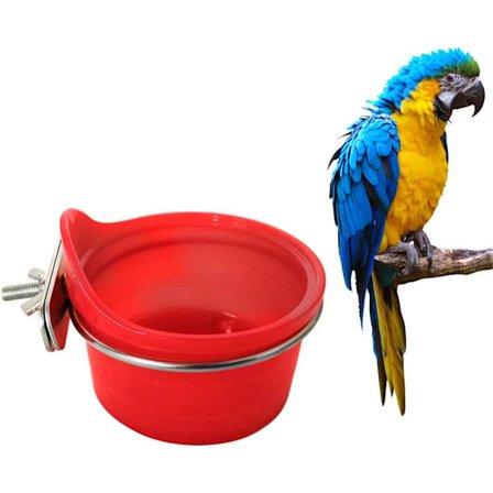 Multifunktionel Papegøje Foderautomat Fuglefoderautomat Fuglebur De