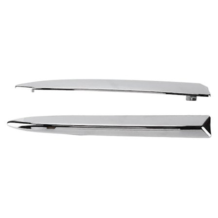 Frontkofanger Øvre Liste Krom Trim Udskiftning kompatibel med FIAT 500 2007-2015 (Varenummer: 735455041)