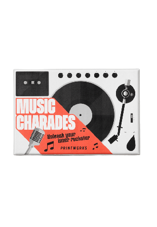 Printworks Music Charades Spel Unisex Beige ONESIZE