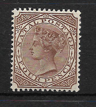 Kolonien Natal 1874 - SG 34 - Ubrugt