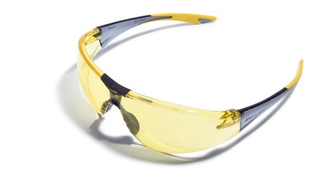 Zekler 31 HC/AF Gul Skyddsglasögon båglös, repskyddad Gul/Grå, Personligt skydd