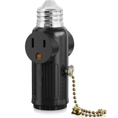 Ljusuttag Till Plugg Adapter Glödlampsuttag Adapterlampa