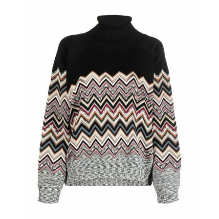 Missoni, Turtleneck Zwart, Dames, Maat:M