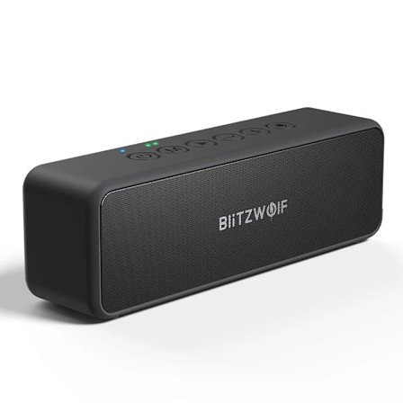 BlitzWolf 30W Trådlös Högtalare Portabel Bluetooth-högtalare 3600mAh Dubbla Element Bas TWS Stereo IPX6 Vattentät TF-kort AUX