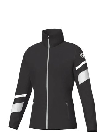 W Strawpile Fleece Fz Black ROSSIGNOL