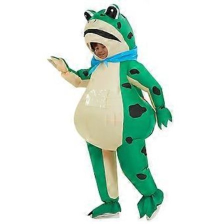 Froskeklær Voksen/Barn Nytt Frosk Oppblåsbar Kostyme Klær Dukke Morsom Dyremodellering Halloween Rollespill Morsom (Barn)