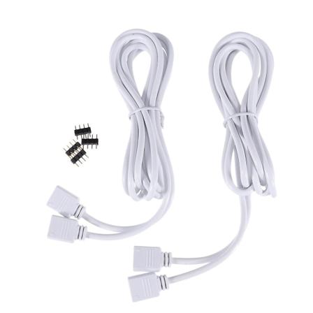 1 Sarja RGB-jatkokaapeleita LED-nauhajatkokaapeli White M