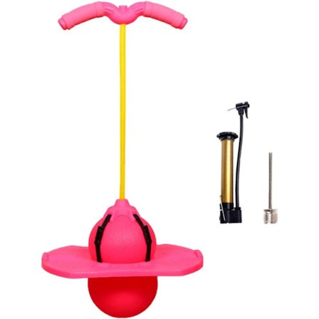 Pogo Stick Træningsbold Hopper Bold Gummi Hoppebold til Voksne Børn, 38x66cm