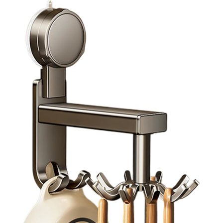 360° Kääntyvä Imu Kuppi Koukku, Poraton Työkalu- ja Pyyhepidike Keittiöön, Kylpyhuoneeseen, Asuntoon