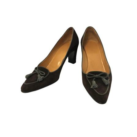 Hermès Vintage, Pre-owned Escarpins Zwart, Dames, Maat:37 EU