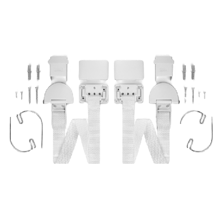 HomeSafety Möbelankare Safetystrap Malte Barnsäkerhet Vit