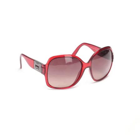 Gucci Vintage, Pre-owned Plastic sungles Rood, Dames, Maat:ONE Size