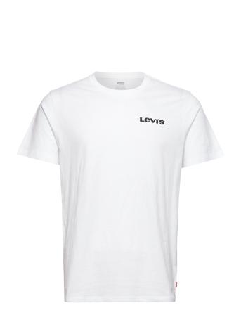 Graphic Crewneck Tee Core+ Whi T-shirts Short-sleeved Vit LEVI ́S Men