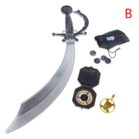 Pirat øyelapp Mynter Skipsballonger Skull Hat Kids Favors Gift