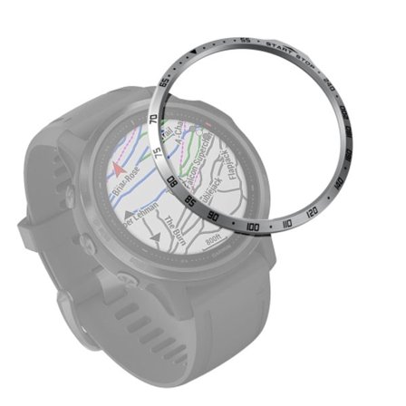 För Garmin Fenix ​​6s/6s Pro/6s Sapphire Smart Watch Steel Bezel Ring, en version