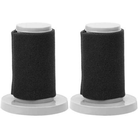 Dammsugarfilter, 2 st filter med svampöverdrag ersättning