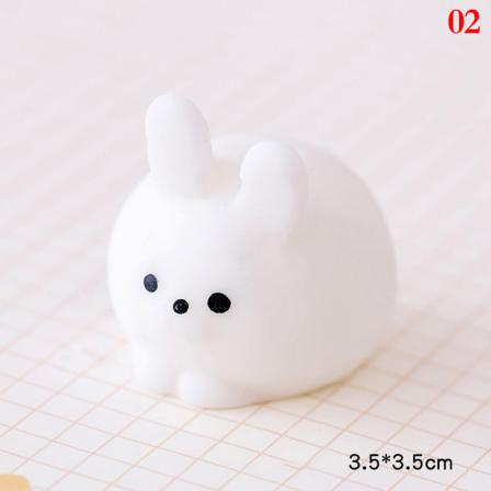 Kawaii Animal Soft Mochi Fidget Toys Antisensoriska Leksaker För Adu
