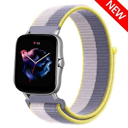 20 mm 22 mm watch för Amazfit Gts/2/2e/4/3/mini Gtr 4/2/3/ pro 47 mm Stratos 3 nylon Pulseira Correa Amazfit bipsband