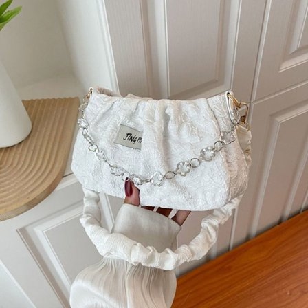 Hobos Shopper Bag Skuldertaske HVID