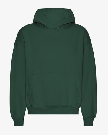 Organic Oversized Hood - Emerald Green S