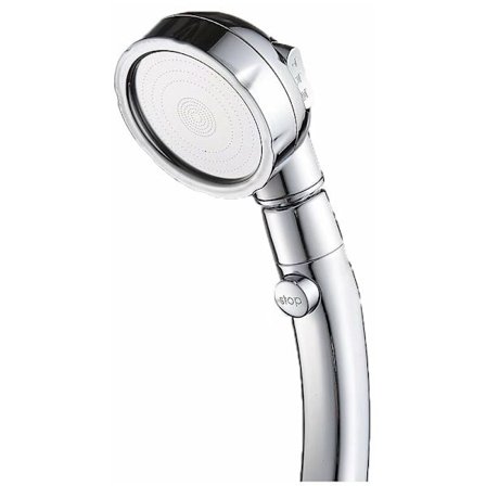 Duschslang med tre hastigheter, en-knapps vattenavstängning, kraftfull dusch, handdusch, avtagbart och tvättbart duschmunstycke, duschmunstycke