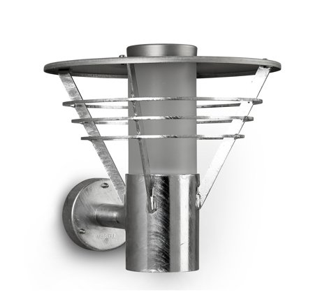Westal Domsand Veggarmatur 10 B, 393 lm, 326 x 526 mm Galv/Sølv, Belysning