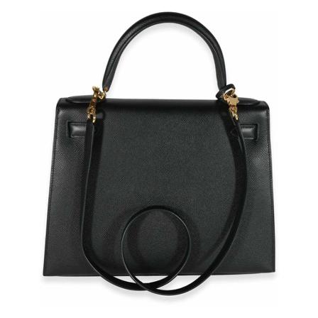 Hermès Vintage Shoulder Bags Sort, Dame Vintage Tasker, Størrelse: ONE Size