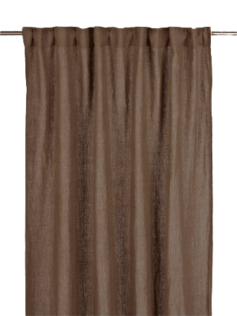 Svanefors Julie Gardin 2p Gardiner Brun 145x250 cm