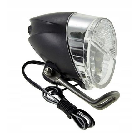 Forlygte til cykel med dynamo og efterglød