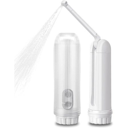 Bærbar Rejse-Bidet - Mini Foldbar Håndholdt Personlig Bidet med 2 Trykmuligheder Elektrisk Sprøjte Toilet til Personlig Hygiejne Rengøring/Beroligende