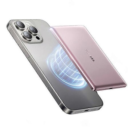 TORRAS MiniMag 5000mAh Bærbar Powerbank Kompatibel med MagSafe Trådløs Oplader Powerbank