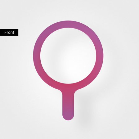 Raspberry MagSafe Ring â€“ Sweet Pop for Clear Cases, Standard