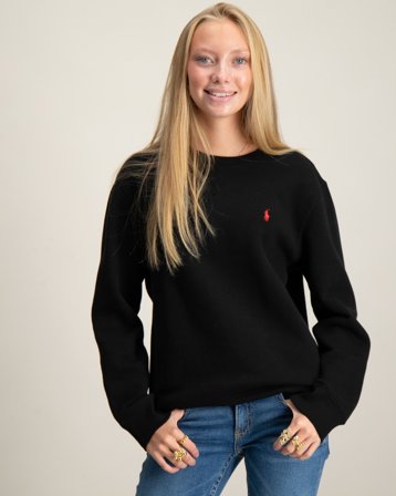 Polo Ralph Lauren Fleece Sweatshirt Zwart Truien Meisjes - Kids Brand Store