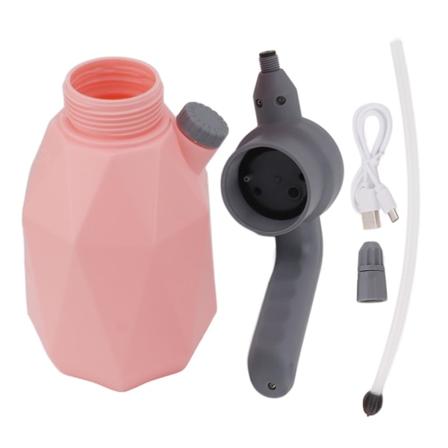 2L elektrisk sprøyte Hjemmehage Liten oppladbar sprøytespreder Automatisk vanningssprøyte Rosa Standard Type- W