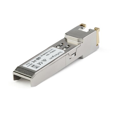 StarTech Cisco GLC-TE Compatible Module, 1000BASE-T Copper Industrial Gigabit Ethernet Transceiver, SFP to RJ45 Cat6/Cat5e 100m Extended Temp, Cisco