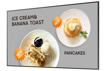 Samsung QM32C QMC Series - 32" Klasse (31.5" synlig) LED-bakgrunnsbelyst LCD-skjerm - Crystal UHD - Full HD - for intelligent skilting