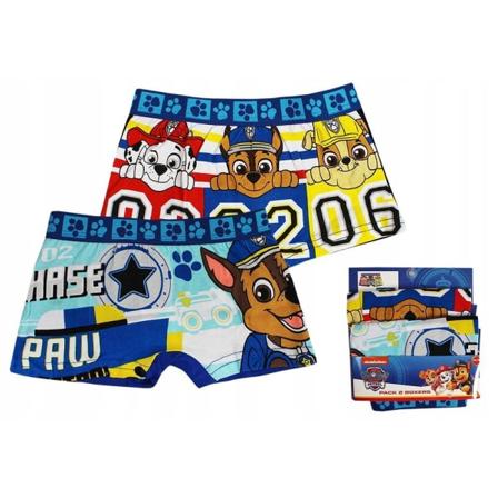 2-pack Boxerkalsonger Paw Patrol Siffror Multicolor 6/8 År 116-128 Cm