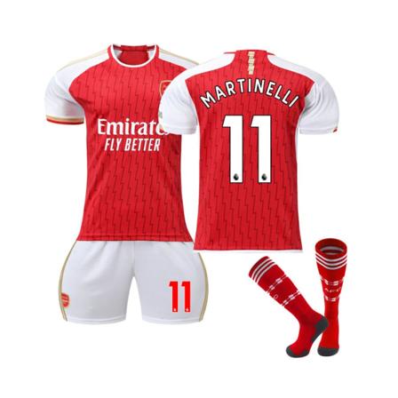 Arsenal hemmatröja 2023/24 #11 Martinelli fotbollströja M(170-175CM)