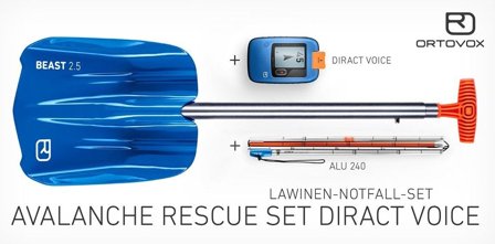 Ortovox Rescue Set Diract Voice Safety Blue