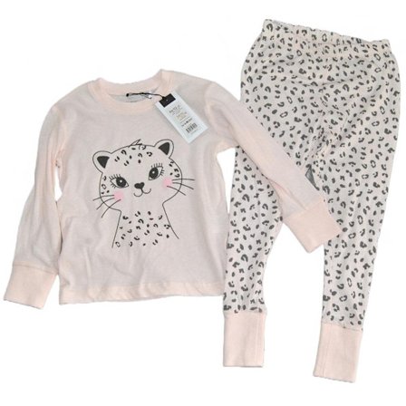 2-del Pyjamas med Leopard 98/104