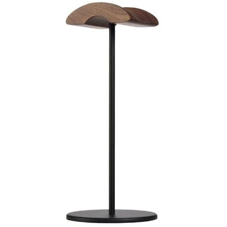 Hörlursställ, valnötsträ och aluminium headsethållare, naturliga valnöt gaminghörlurar