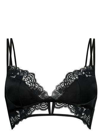 Lainey Ll Triangle Bralette Black Hunkemöller