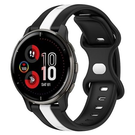 För Garmin Venu 2 Plus 20 mm Butterfly Spänne Tvåfärgad watch