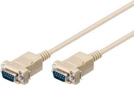 MicroConnect Seriell kabel - DB-9 (hann) til DB-9 (hann) - 2 m