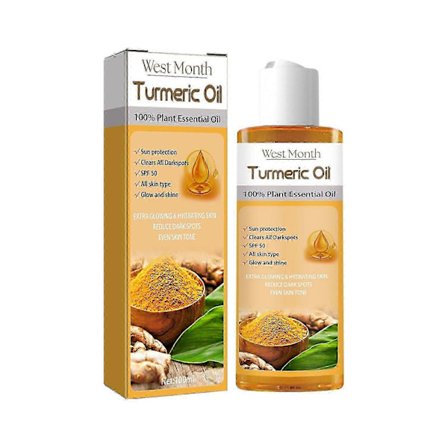 Gurkmejaolja - Uppljusande & Återfuktande Eterisk Olja för Matt Hud, 100ml