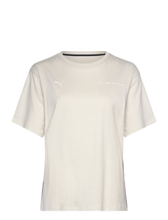 Bmw Mms Wmn Ess+ Logo Tee Beige PUMA Motorsport